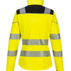 SOFTSHELL MUJER AMARILLO/NEGRO ALTA VISIBILIDAD PORTWEST PW381 - Imagen 2